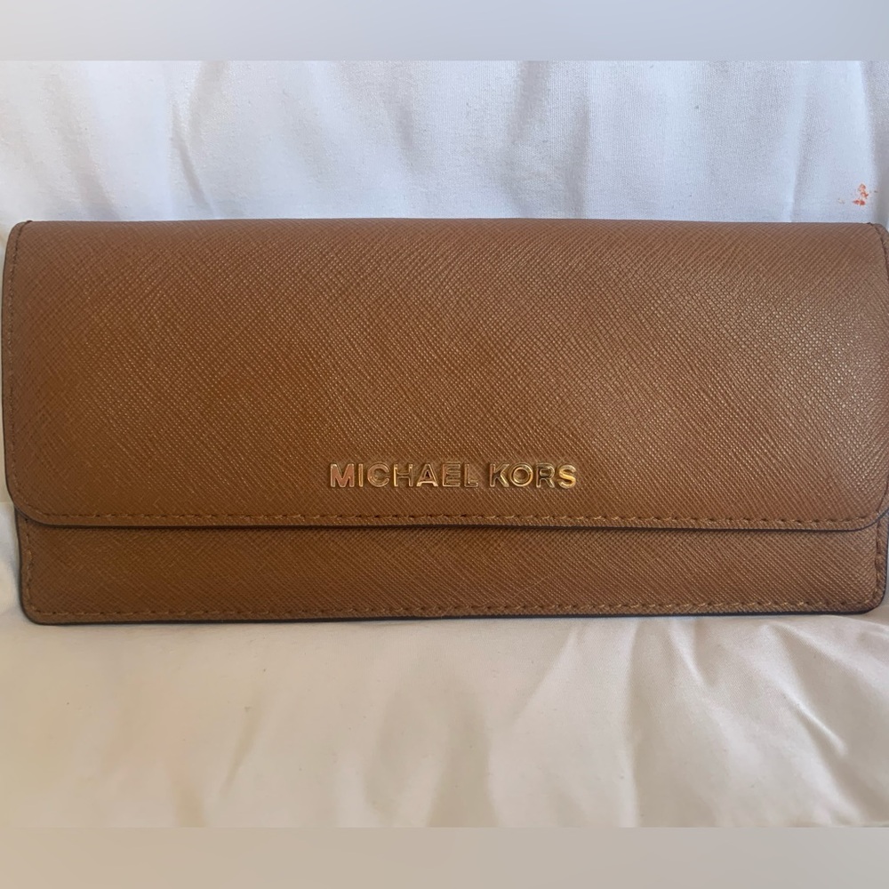 Michael Kors Brown Leather Wallet